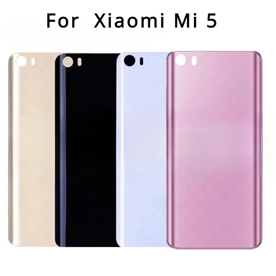 Zadný kryt sklenenej batérie pre Xiaomi 5 Mi5 Mi5 zadný kryt batérie zadných dverí kryt puzdra pre puzdro Xiaomi Mi 5