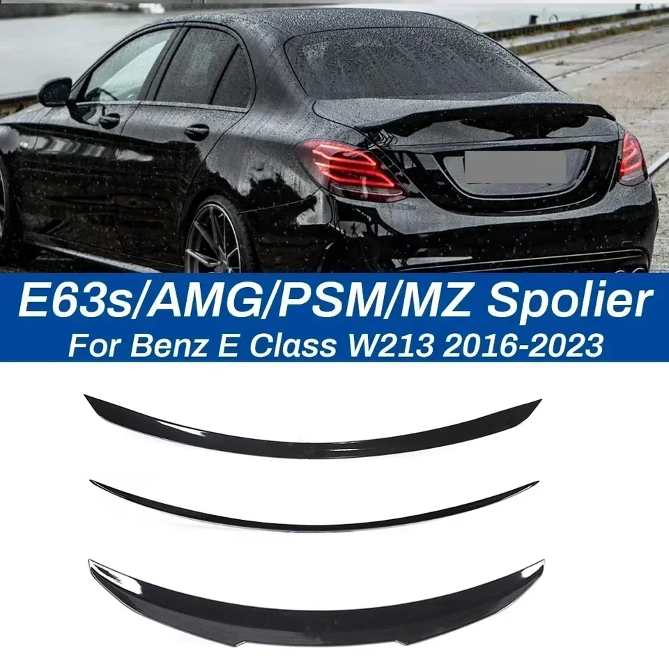 Zadný kufrík strešné krídlo krídla pre Mercedes Benz E Class W213 Sedan 2016-2022 AMG PSM A MZ E63 E63S Príslušenstvo z uhlíkových vlákien