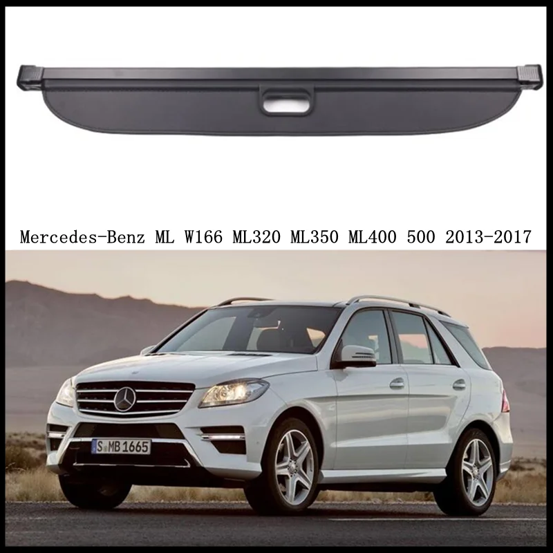 Zadný nákladný kryt pre Mercedes Benz ML W166 ML320 ML350 ML400 500 2013-2017 Odtieň Screen Screen Screen Security Shield