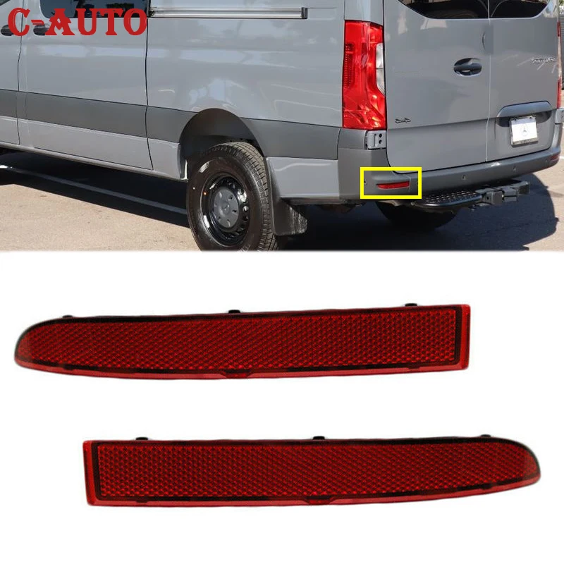 Zadný nárazník automobilu Taillight Reflector Brzdí svetlo svetla pre Benz Sprinter W910 2500 3500 2019-2021 9108204800 9108204900