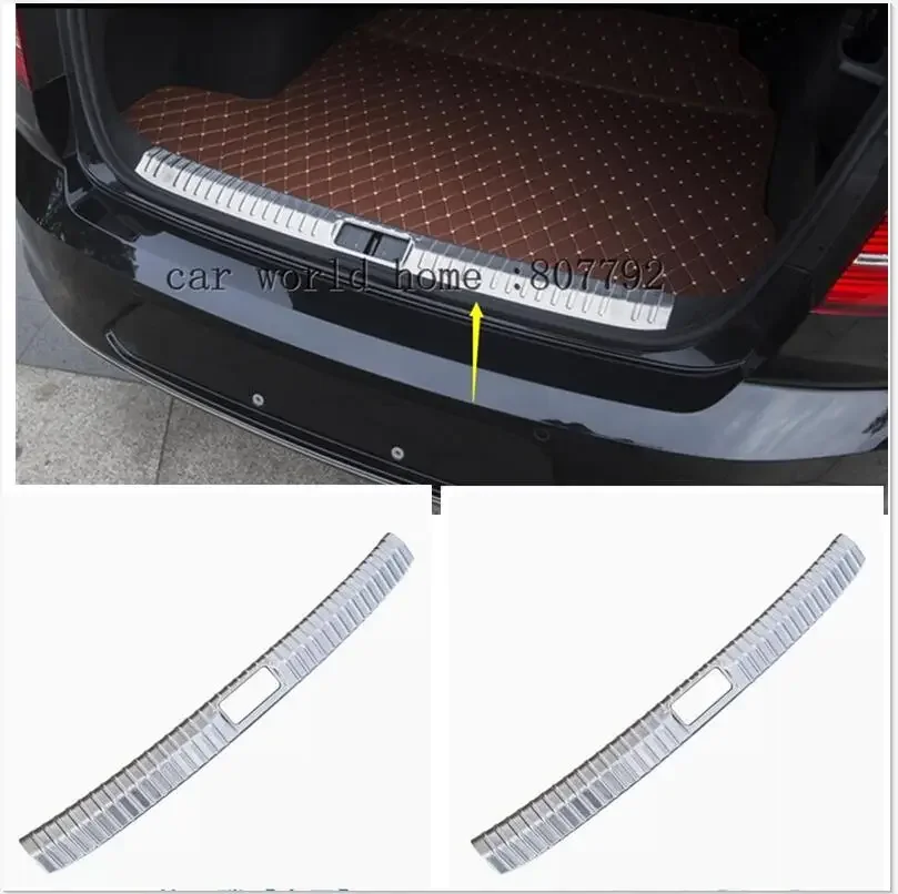Zadný nárazník Protect Krok Panel Boot Cover Cover Planá doska pre VW pre Volkswagen Passat B8 4Doors 2017 2018 2019 2020