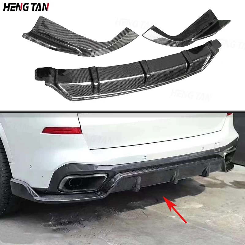 Zadný nárazník z uhlíkových vlákien SPOILER SPOILER SPOILER PRE BMW X5 G05 2018-2022 UPDATENÁ KOSTIKA Body