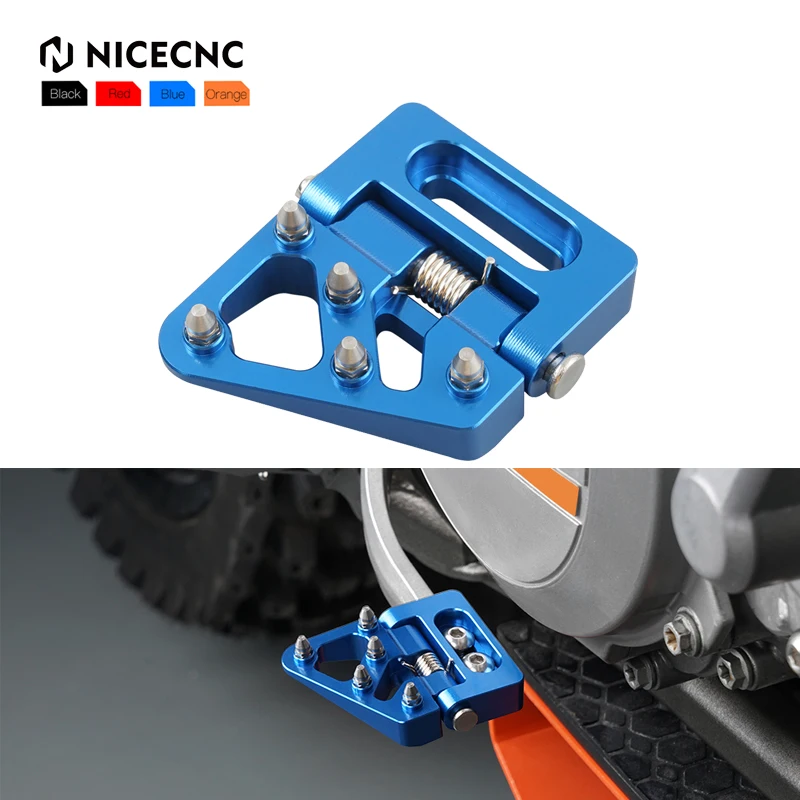 Zadný skladací brzdový pedál Krok Tip Plate pre Husqvarnu 701 Enduro/ 701 Supermoto 2016-2023 TE Fe Tc FC 125 250 350 450 2014-2015