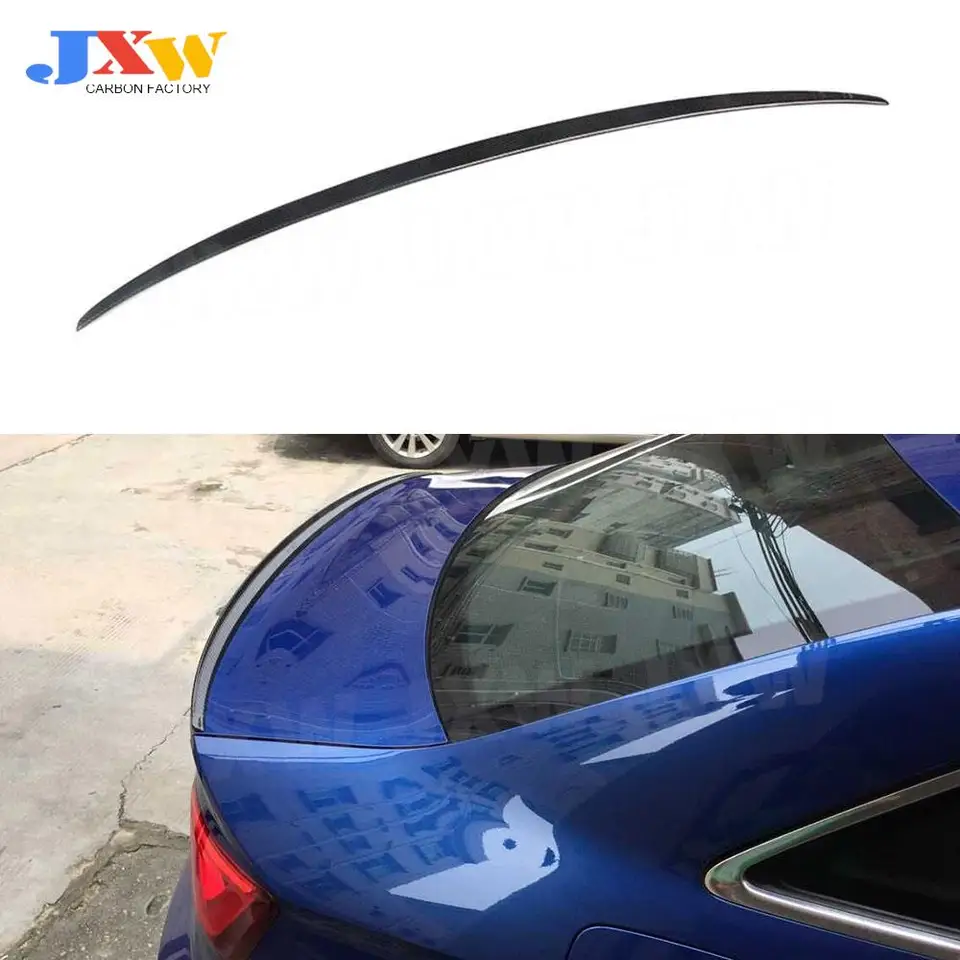 Zadný spojler pre uhlíkové vlákno pre Audi A3 8V Sedan 2014-2019