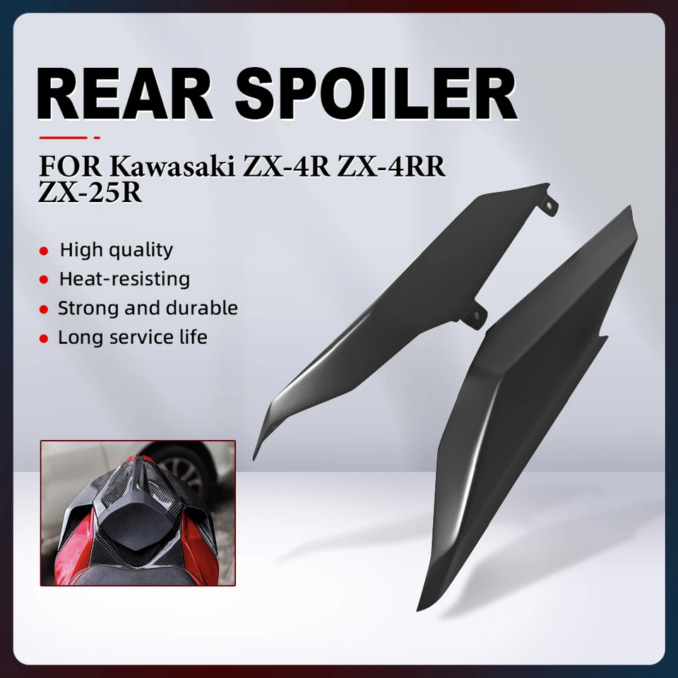 Zadný spojler zadného krídla motocykla pre Kawasaki ZX-4R ZX4R ZX-4RR ZX4RR ZX-25R/SE 2020-2024 Aerodynamic Winglet Fairing Sit
