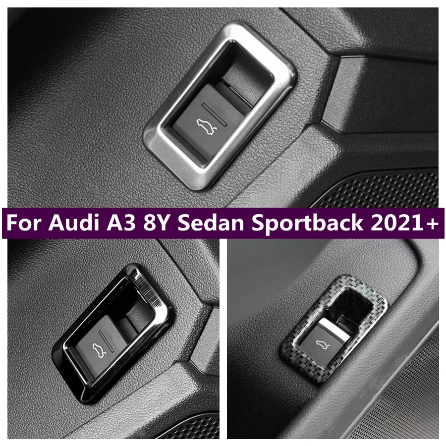 Zadný spínač spínača spínaču tlačidla Ovládanie dekorácie pruhov krycí obklad pre Audi A3 8y Sedan Sportback 2021 - 2024