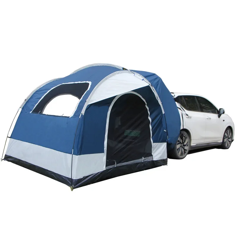 Zadný stan automobilu 3-4persons Outdoor Camping Davičný slnečný slnečný vodotesný výlet na markízu vozidla Pergolu s vlastným riadením turista