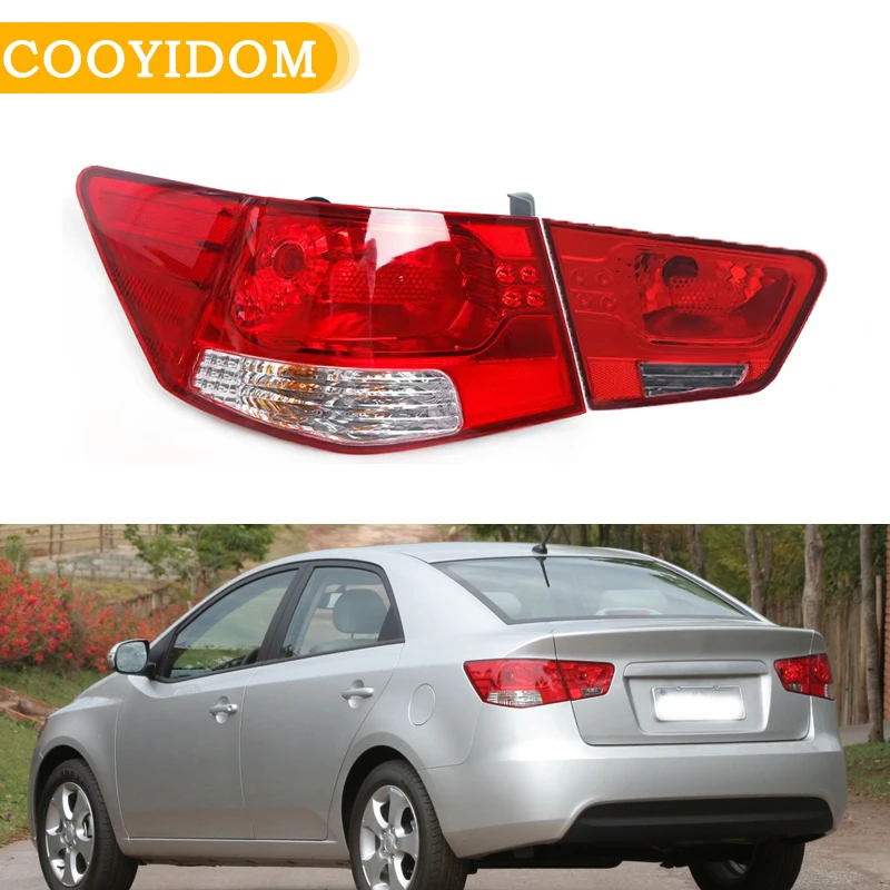 Zadný zadný zadný svet pre Kia Forte Cerato 2009 2010 2011 2012 2013 Zostava Turning Signal Signálna brzdová lampa Zostavená