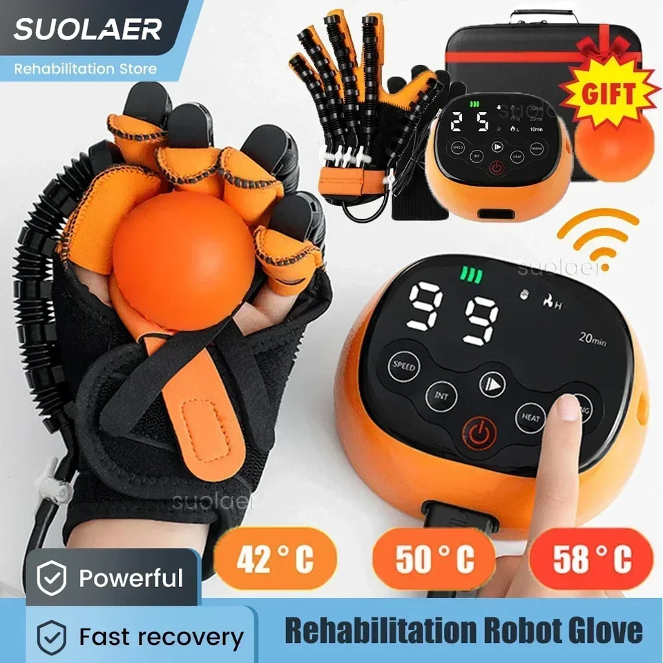 Zahrievané rehabilitačné zdvihy Rukaje rukavice hemiplegia infarkt ručného výcviku Funkcia Funkcia Workout Zariadenie