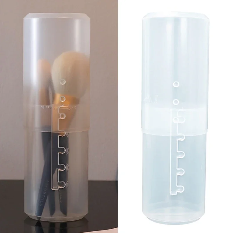 Zahrnuteľný make -up kefový úložný box akrylové kefové držiak na očné linky Držiak na displej s vekom číry plastický plastický krabic