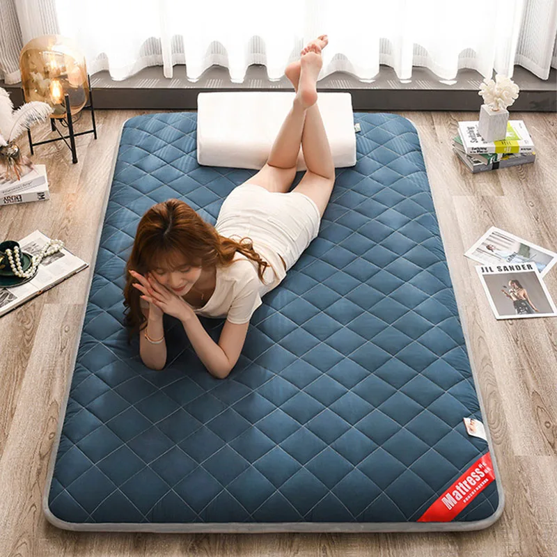 Zahustenie matrace skladacia podlaha Topper mat futon zdriemnutie Roll Up Tatami Bed Sleep Rat pre domácu rodinnú spálňu