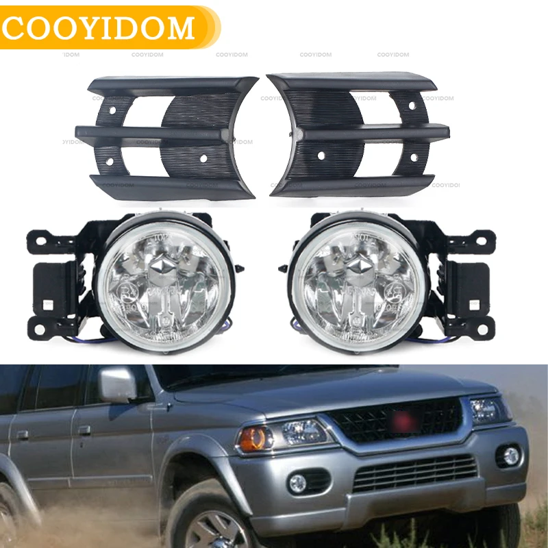 Zakrytie hmlových svetiel predného nárazníka pre Mitsubishi Montero Pajero Shogun Sport 1999 2000-2008
