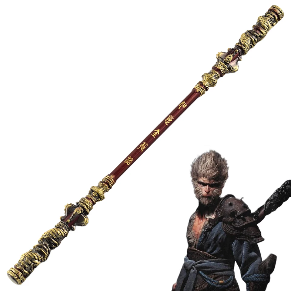 Zamestnanci Monkey King Ruyi Golden Cudgel Čínsky štýl Wukong Metal Craft Ornament pre dekoráciu na plochu