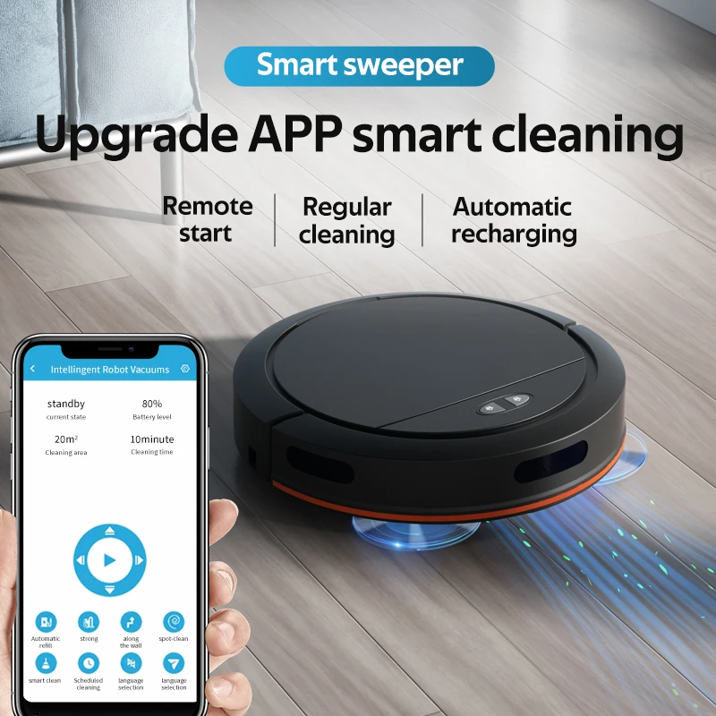 Zametacie robotické vysávač zametania, vyčistenie a vytieranie WiFi Diaľkové ovládanie bezdrôtového automatického automatického nabíjania Smart MAP Čistenie robota OB16