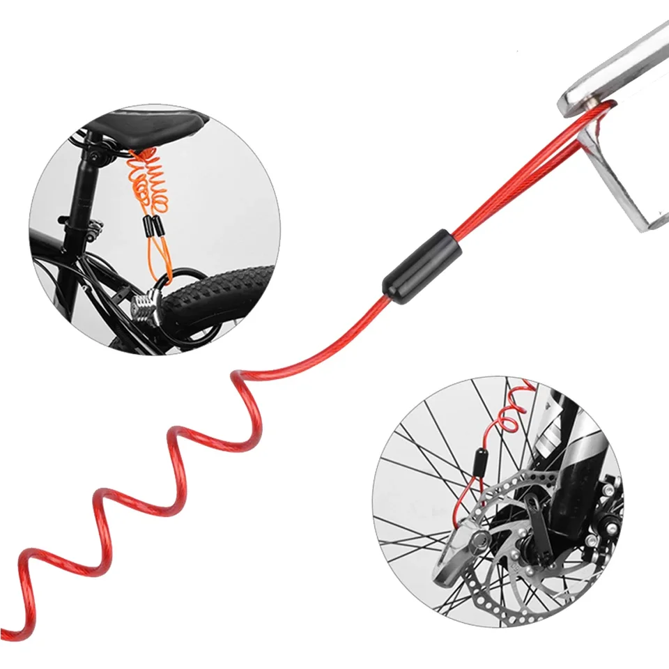 Zamknutie brzdy na bicykli proti krádeži kolesa Disk Brake Brzdí pre elektrický kolobežkový bicykel MTB Mountain Road Bike Rock s 2 klávesmi