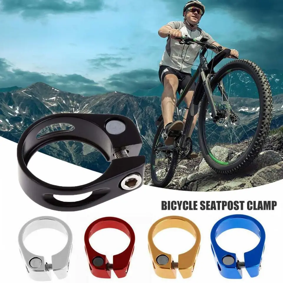 Zariadenie na bicykel bicyklov 31.8/34,9 mm rýchle uvoľňovanie MTB Bicykel Sedadlá svorka Stojací prúžok CLAPP CLAMP CLAMP Prsteň
