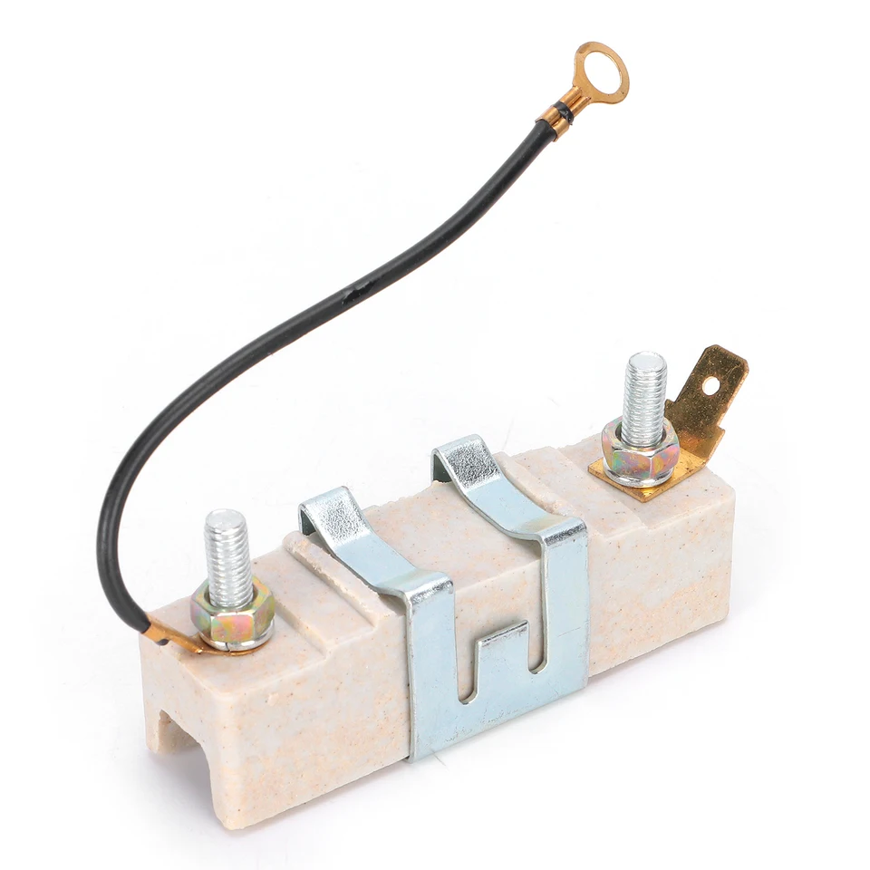 Zariadenie na opotrebovanie zapaľovania Coil Resisor kovové kovové zariadenie pre 1,5 ohm Classic Car Ballast Resisor koncom 60. rokov 20. storočia 80. roky