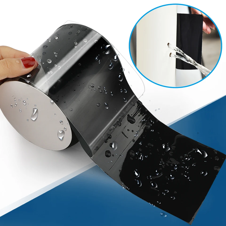 Zastavte únikovú pásku super silné vodotesné tesnenie opravy pásky Výkon Self Fix Tape Adhesive Izolačná páska 150x10cm