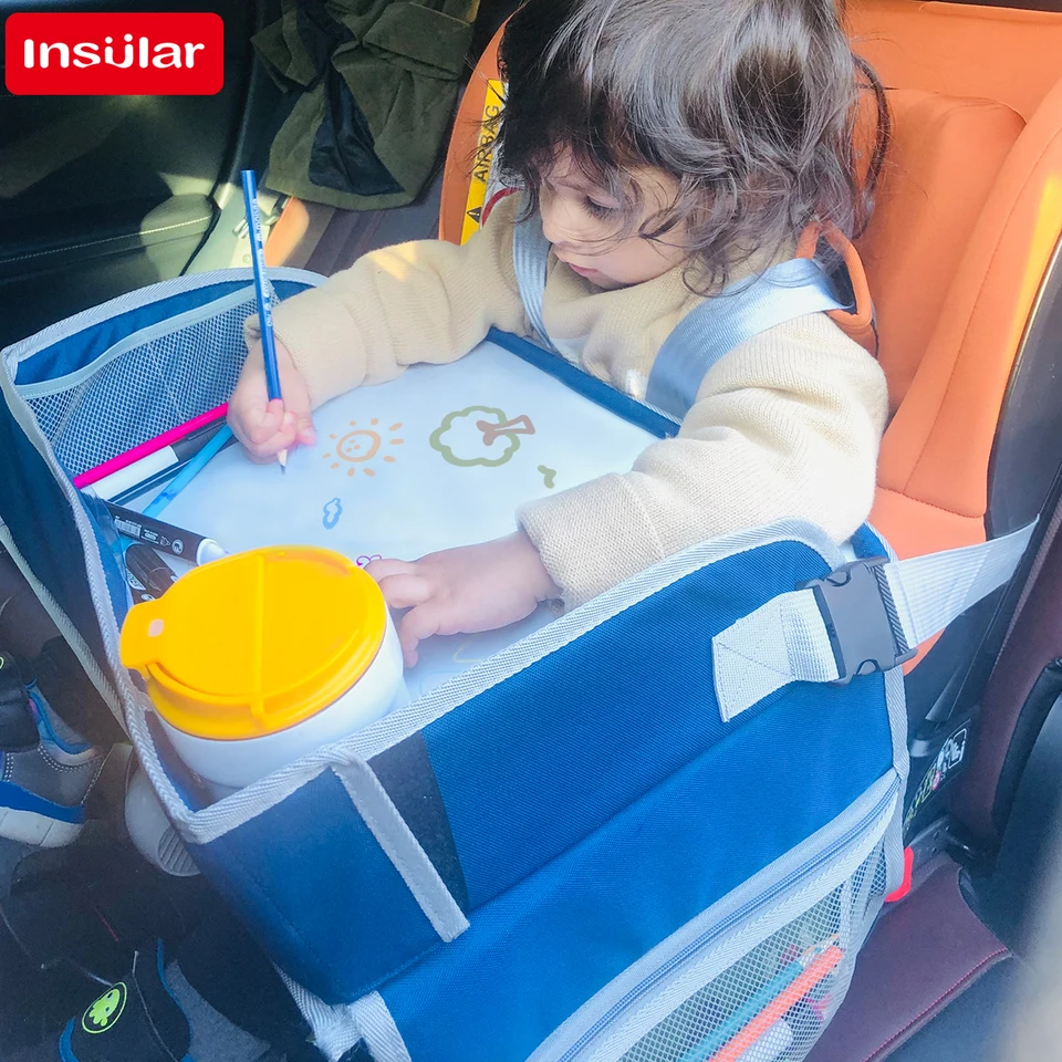 Zasulá detská rysovacia doska v štýle automobilu Tray Multifunkčná prenosná prenosná cestovná paleta maľba tableta ľahko vymazať