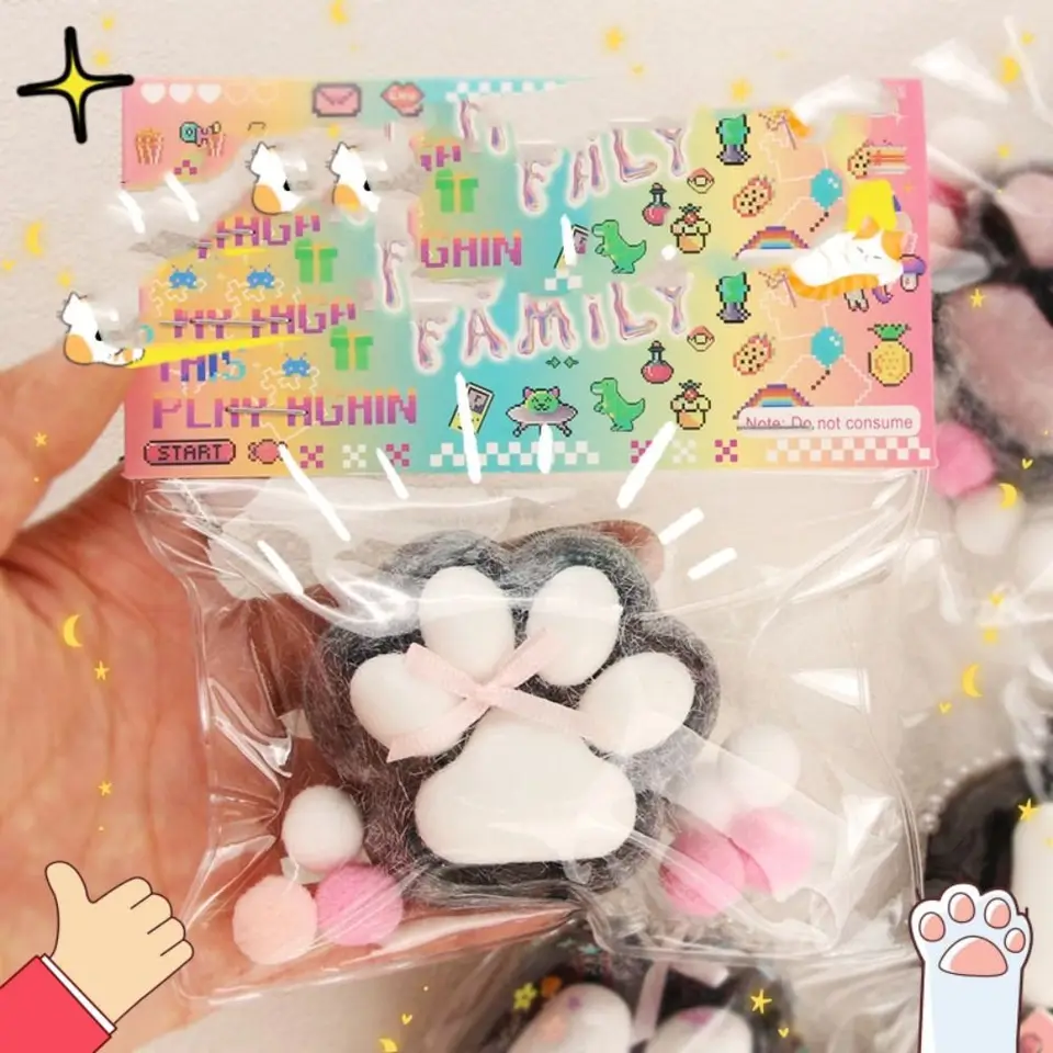 Zaujímavá plyšová čierna mačka vytlačte hračku TPR Silikone Cartoon Fidget Toy 3d Fidget Toy Pinch Dekompresia hračiek deti