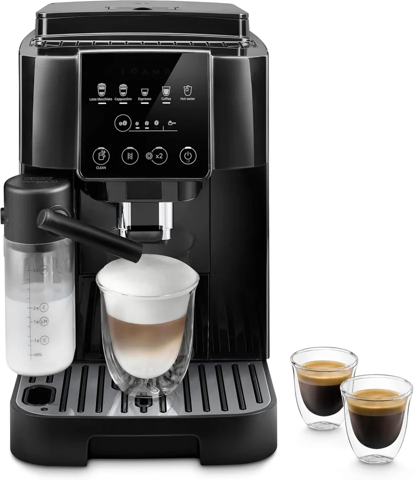 Začnite plne automatický espresso stroj, čierna