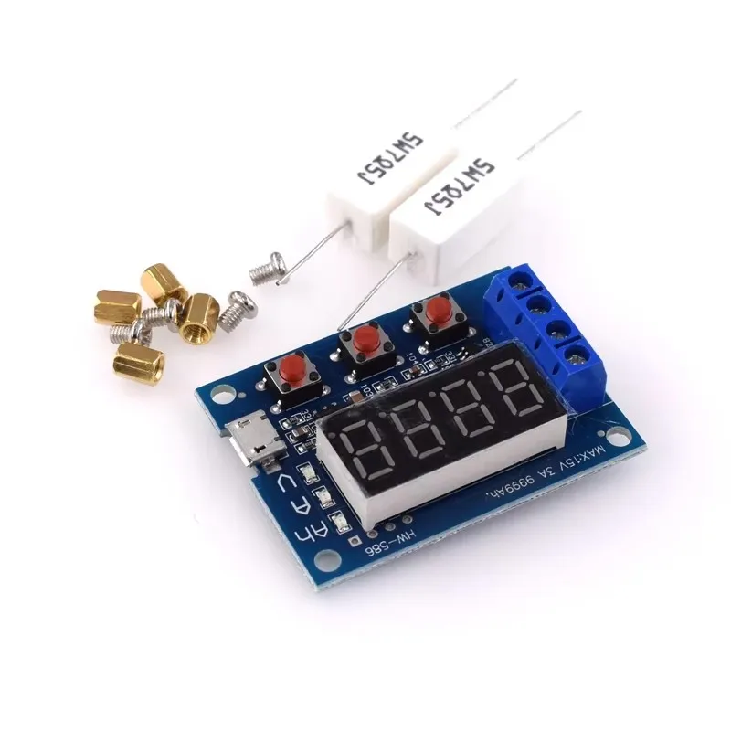 ZB2L3 HW-586 1,2V 12V 18650 LI-ION lítiová kapacita kapacity batérie Odpor o vodiče na kapacitu batérie Vypúšťanie