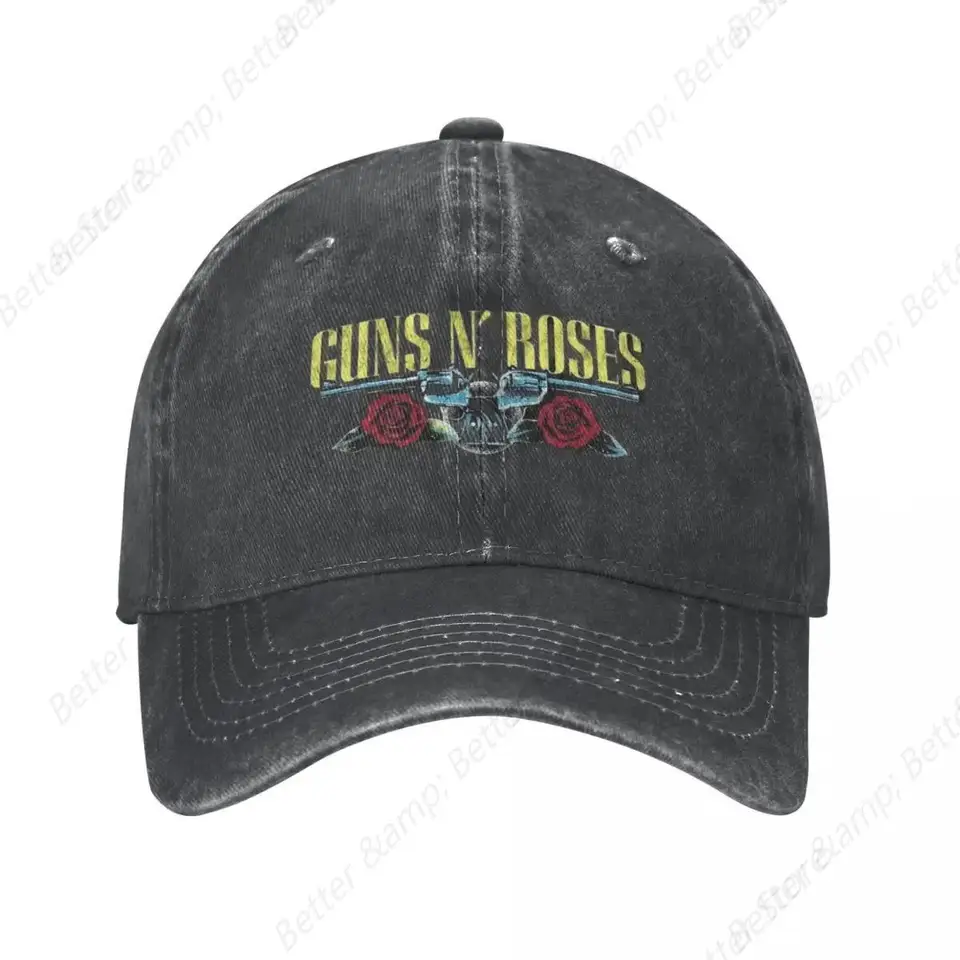 Zbrane n ruže muži Ženy baseball čiapka ťažký kov punk zúfalé bavlnené klobúky čiapka Vintage vonkajší bežecký golfový snapback klobúk