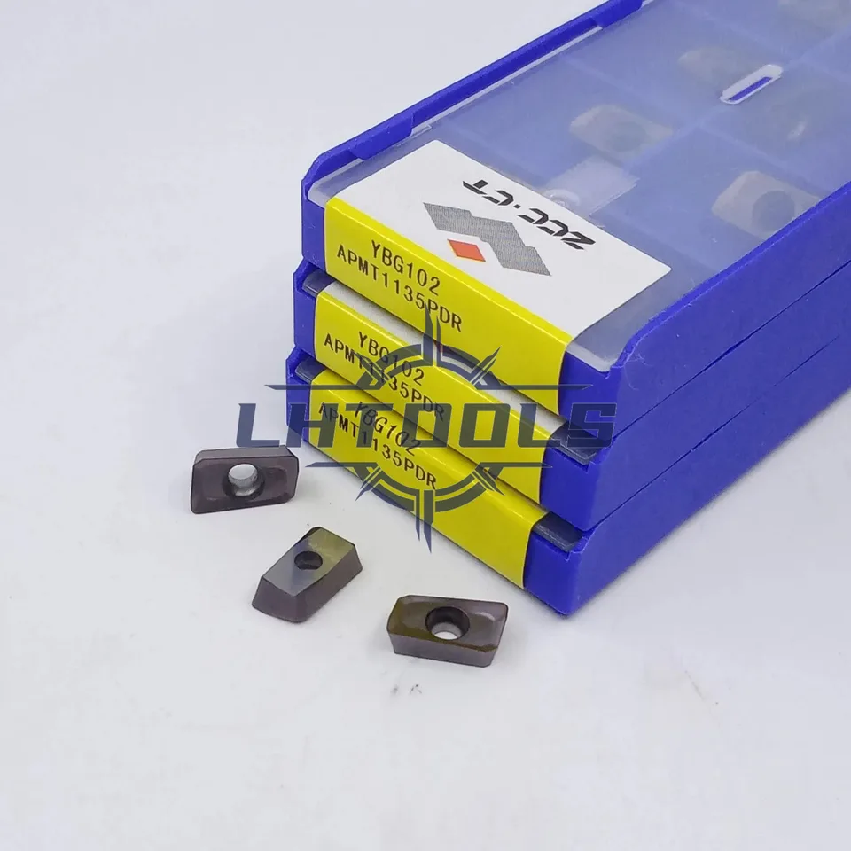 ZCC APMT 1135 YBG205 APMT1135 YBG202 YBG212 YBM251 YBG102 ZCC.Ct Tungsten Carbid Cutting Tools Nástroje mlyna vložka APMT1135PDR