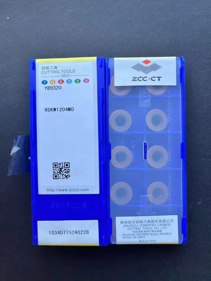 ZCC CT Original RDKW1003MO-01 YB9320 Mletie karbid vložka Blade Lathe Turning Cutting Tool RDKW1204MO YB9320