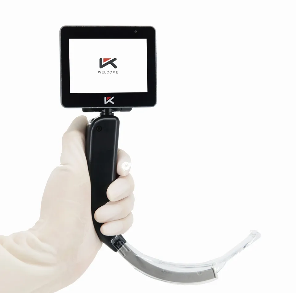 Zdravotnícke spotrebné materiály na jednorazové čepeľ Video Laringoscopio Digitálne video laryngoskop pre intubáciu dospelých