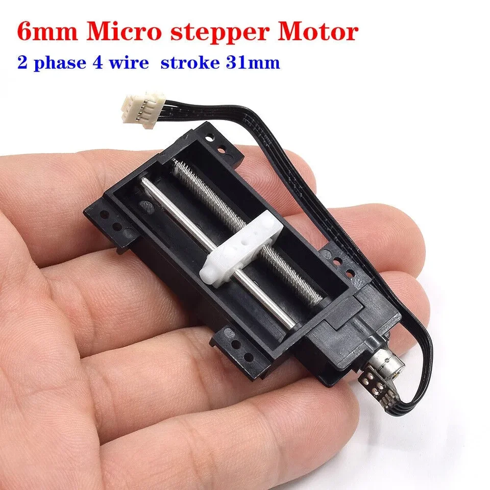 Zdvih 30 mm lineárny ovládač Micro 6 mm 2-fázový 4-vodičový planétový prevodový prevodový koleso prevodovku