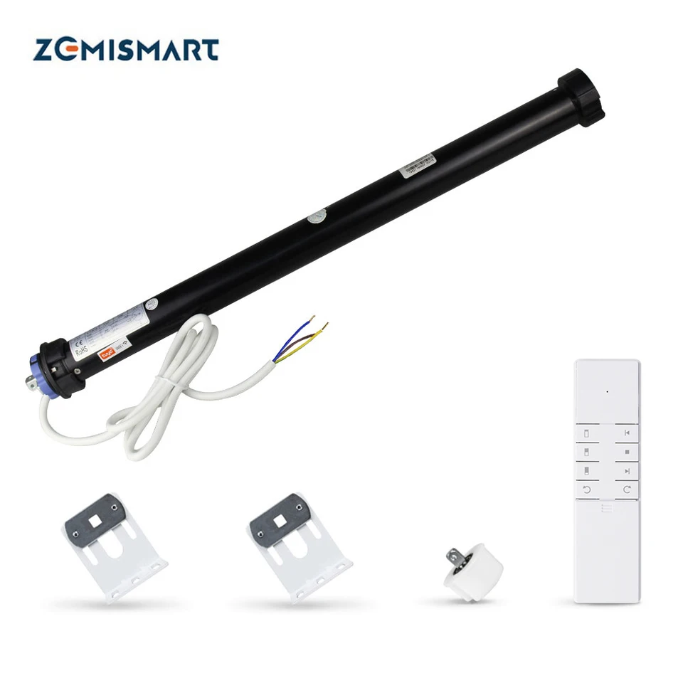 Zemismart WiFi valčekový tieň motora pre 40 mm 50 mm 60 mm trubica motorizovaný garážový motor Motor Smart Life Life Alexa Google Home Control