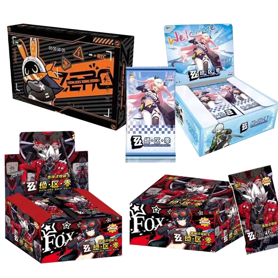 Zenless Zone Zero Zero Card Explosion Prichádzajúce karty Anime Game Zberateľné karty Hračky Darčeky