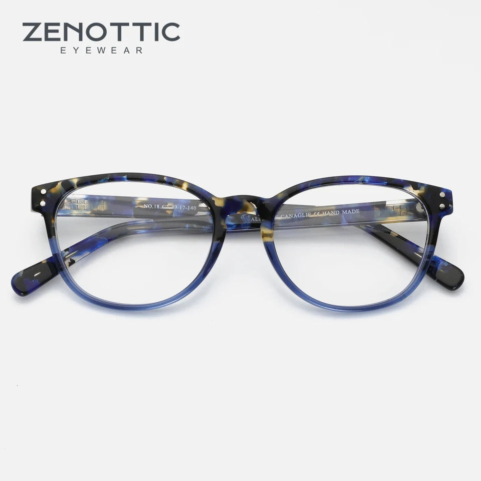 Zenottic 2024 Deti retro vintage okrúhle Optické optické okuliare pre dieťa pre dieťa Krstivé okuliare okuliarov okuliarov okuliarov