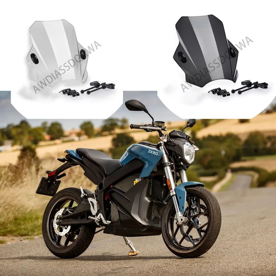Zeros Zerosr 2021 2022 Motocyklové čelné sklo Universal pre Zero Zero S SR 2017-