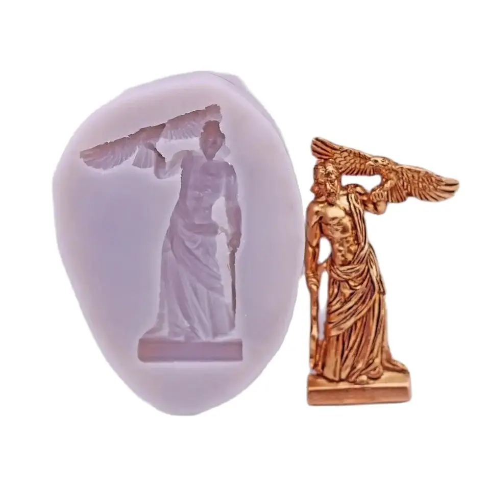 Zeus & Eagle Silikone Fondant Fold Venus Greek God God Cake Decor Cukor Craft Čokoláda Čokoládová pleseň