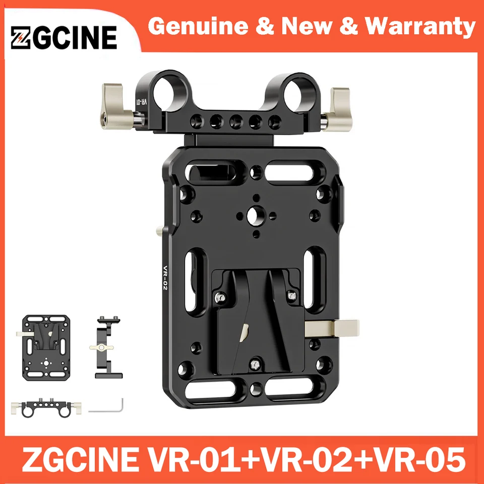 ZGCINE VR VR-01 VR-02 VR-05 KIT V MONT BATTERSKÉHO PLATKA S 15 mm tyčinkou CLAMP Nastaviteľné rameno pre fotoaparáty DSLR CANON Sony DSLR
