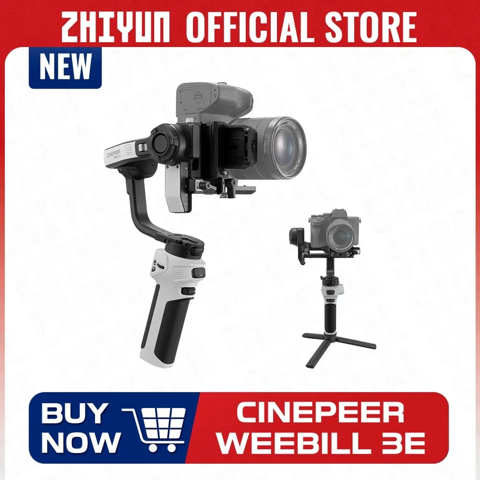 Zhiyun Cinepeer Weebill 3E 3-osový kamera vreckový gimbal stabilizátor pre DSLR zrkadlové kamery pre Canon/Nikon/Sony/Lumix