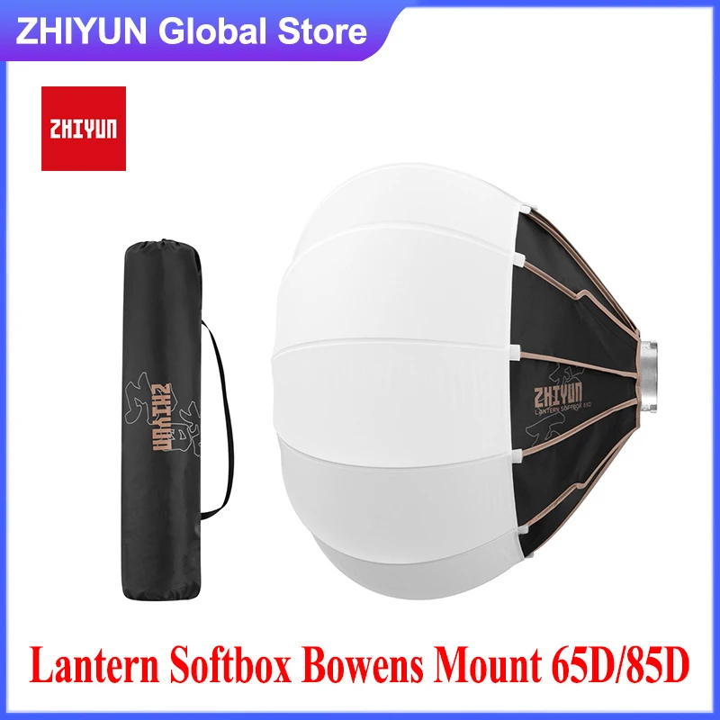 Zhiyun Lantern Softbox 65D 85D Bowens Mount Light Difuser pre Molus G60 X100 Photography Accessories LED Video Light