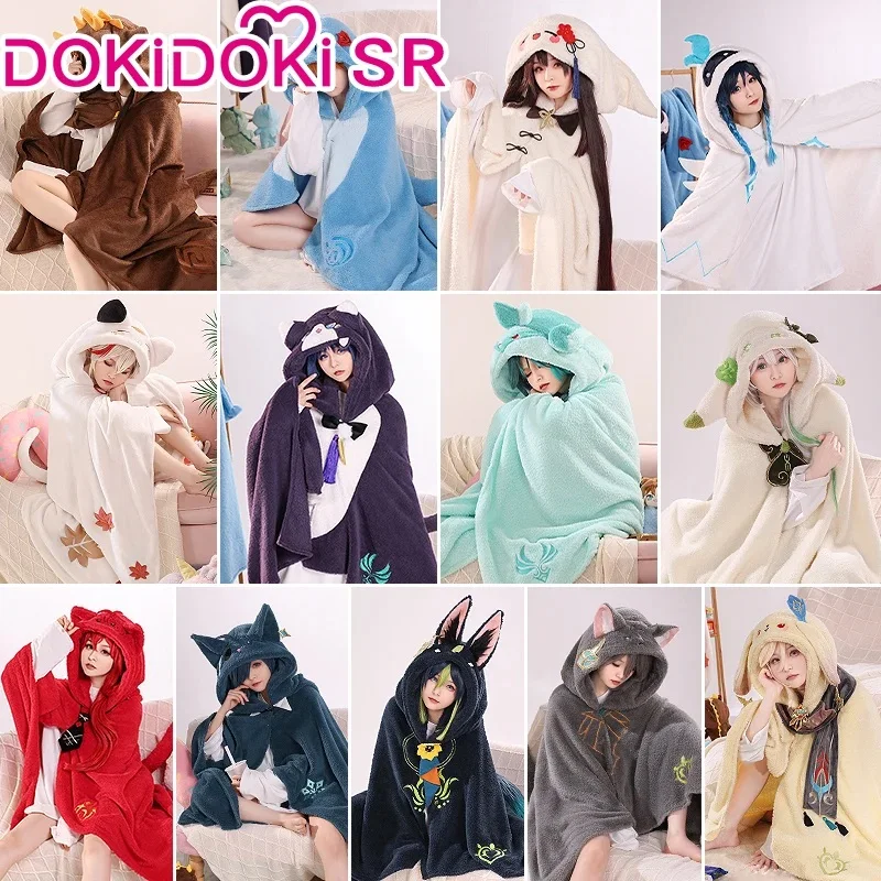 Zhongli/kazuha/xiao/hutao/tartaglia/Scaramouche/Venti/réd/kaeya/kaveh vianočné cosplay hra Genshin Impact Deka prikrývky