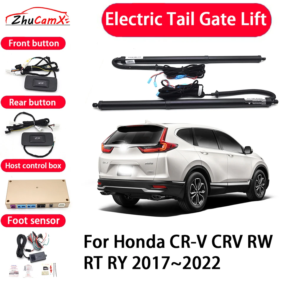 ZHUCAMX CAR Automatické elektrické chvostové brány zdvíhacie zadné dvere pre systém HONDA CR-V CRV RW RT RY 2017 ~ 2022