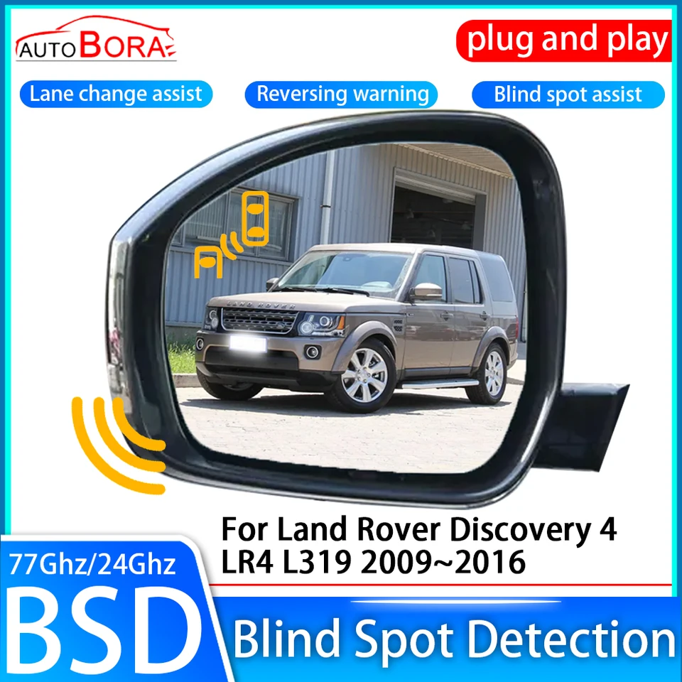 ZHUCAMX CAR slepý spotový detekčný systém BSD Sensor Honk Monitorovanie zadného zrkadla pre Land Rover Discovery 4 LR4 L319 2009 ~ 2016
