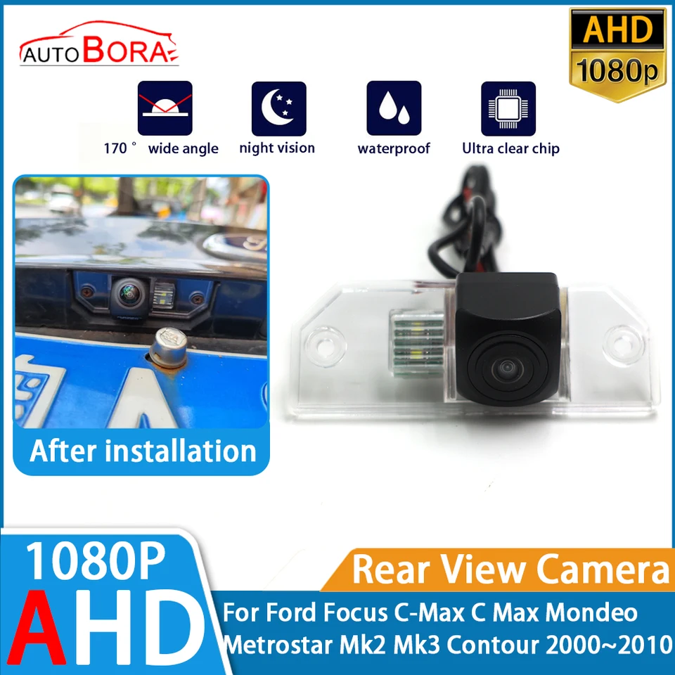 ZHUCAMX PARKOVANIE VZORKA VZORKA 1080P NIGHT VISION FORD FOCK C-Max C Max MONDEO Metrostar MK2 MK3 Contour 2000 ~ 2010