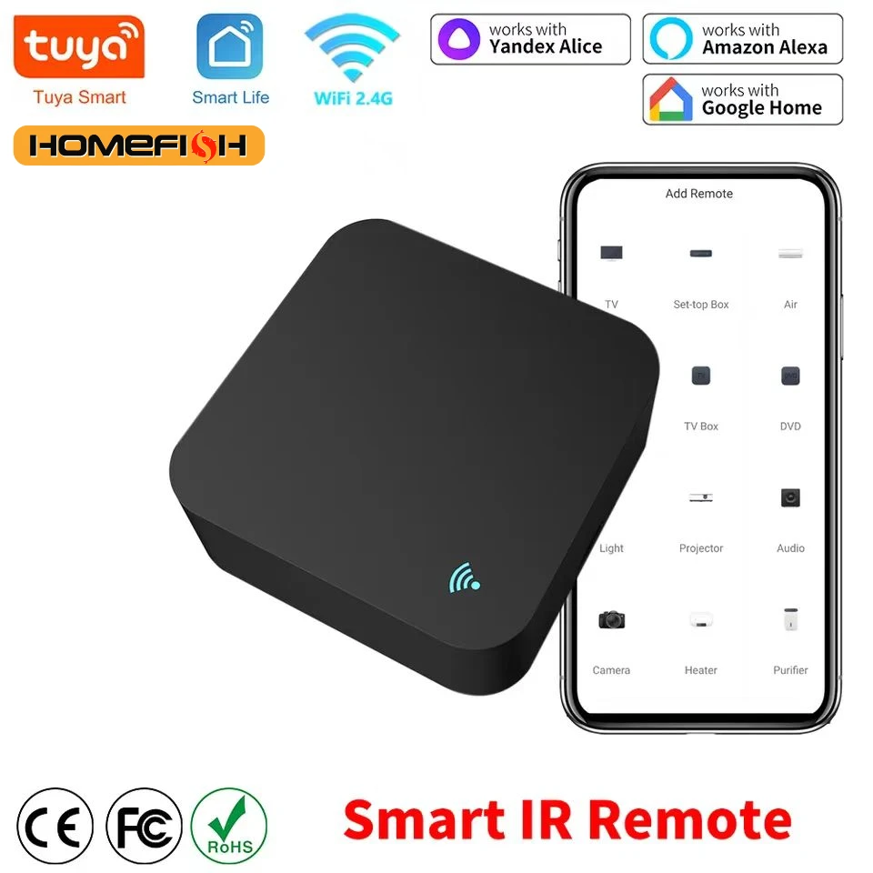 ZIGBEE WIFI diaľkové ovládanie Universal Infrared TUYA SMART HOME diaľkový ovládač pre televízor DVD funguje pre Google Home