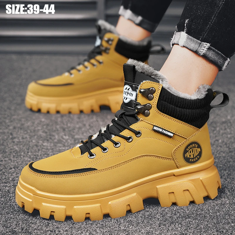Zimná bavlnená topánky Doc Martens English Tooling Color topánky turistické topánky neformálne anglické štýly retro pracovné topánky