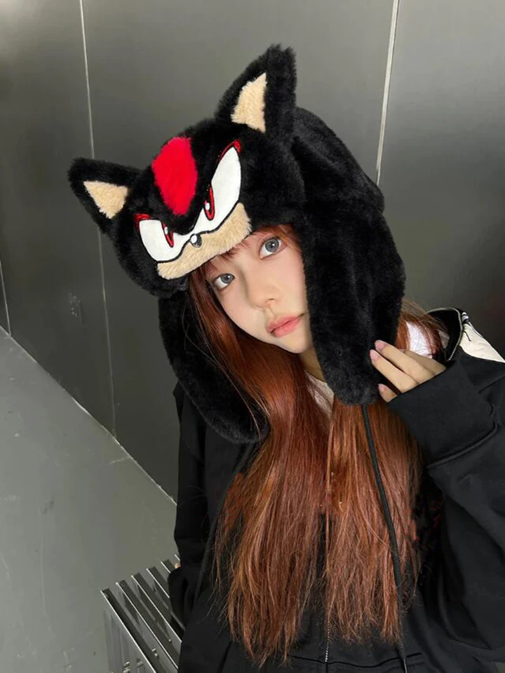 Zimná teplá klobúk Ushanka Black Y2K Hat Hot Sale Dámska čiapka Trapper Žena lyžiarsky klobúky čiapky