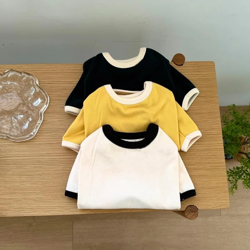 Zimné domáce psie oblečenie vysoké krk základné tričko Teddy Fashion Dog Domáce oblečenie malé a stredne veľké základné košeľu šteňa šteniatko