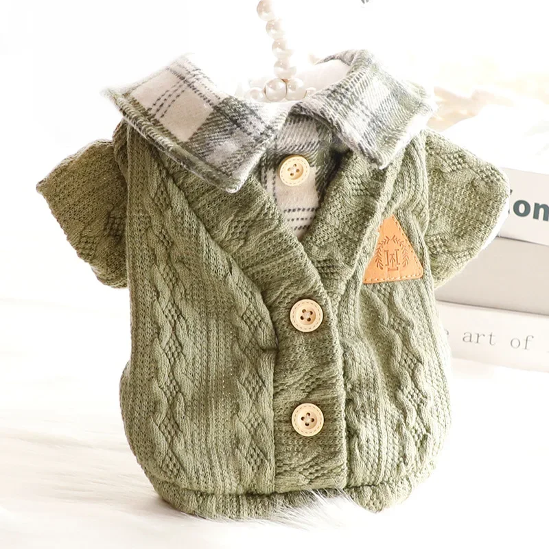 Zimné móda Teplé oblečenie pletené domáce zvieratá oblečenie pre malé stredné psy Chihuahua šteniatko Pet Sweater Yorkshire Dog Cat Sveter
