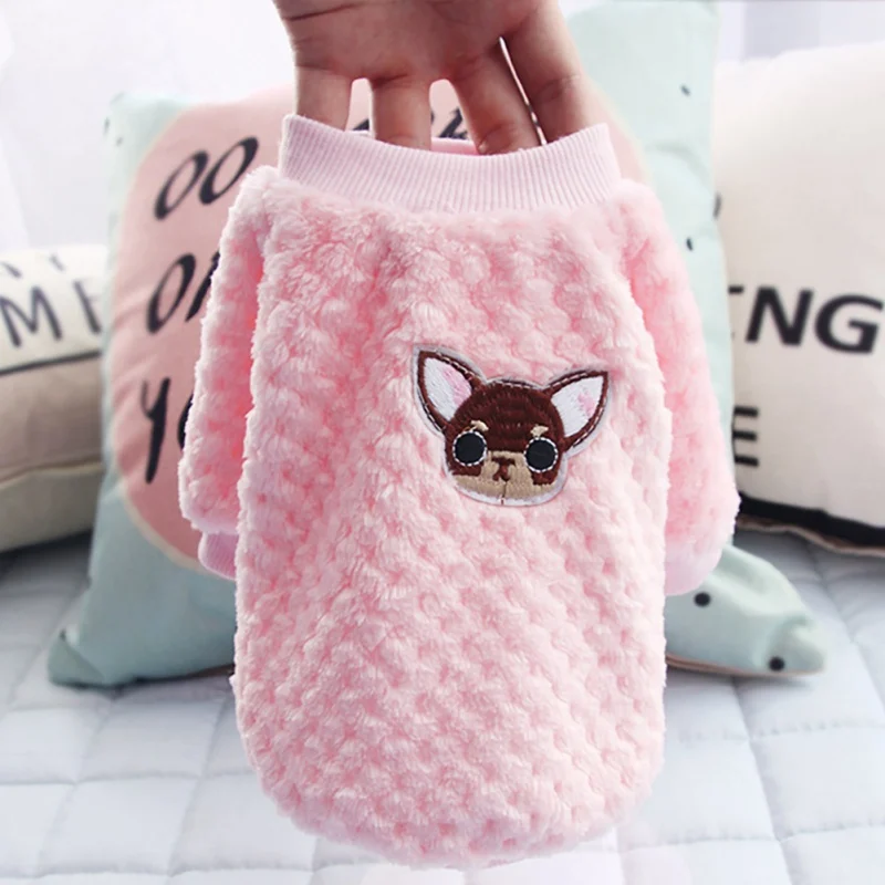 Zimné psie oblečenie mäkké teplé domáce zviera s kabátom Puppy mačiatko odev pre malé stredné psie Yorkshire chihuahua outfit s-2xl