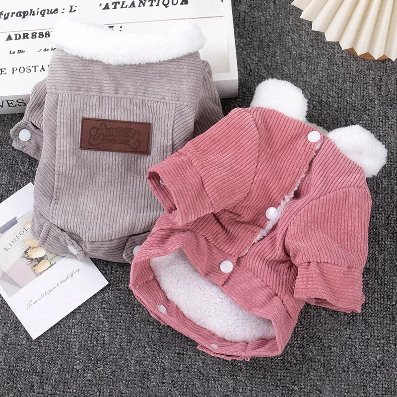 Zimné teplé psie oblečenie pre malé stredné psov mačky fleece šteňa mačiatko bunda kabát Schnauzer Yorkshire Chihuahua Pet kostým
